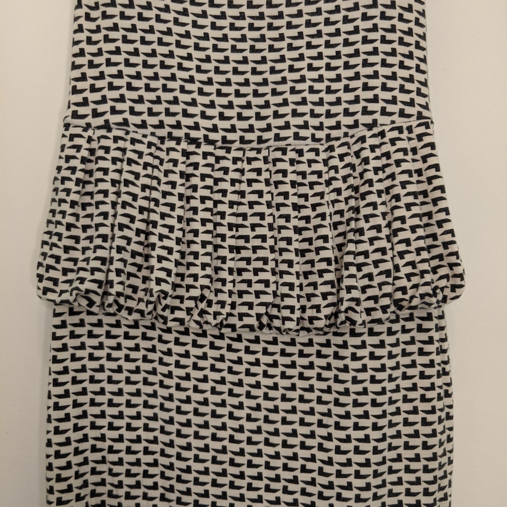 Rachel Pally Strapless Printed Peplum Waist Dress - Picture 4 of 5